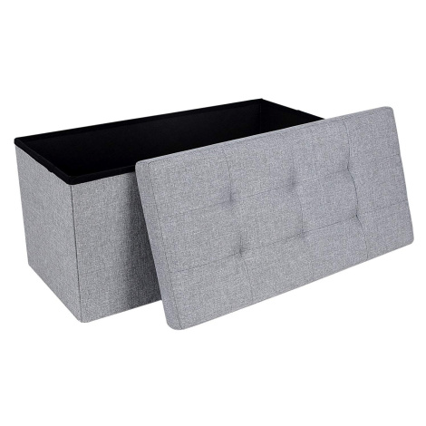 Sivé úložné sedacie boxy