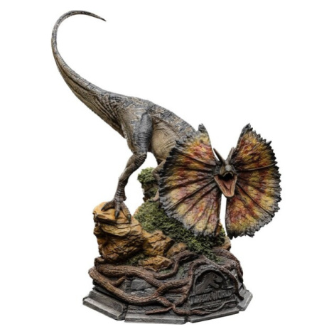 Soška Iron Studios Jurassic World - Dilophosaurus Art Scale 1/10