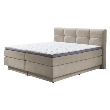 Sun garden Kontinentálna posteľ BOXSPRING PORTAGE BX2110 160x200 cm - béžová