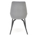 HALMAR K479 jedálenská stolička sivá / čierna