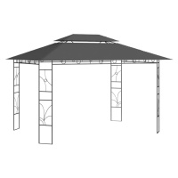 vidaXL Altánok 4x3x2,7 m antracitový 160 g/m²