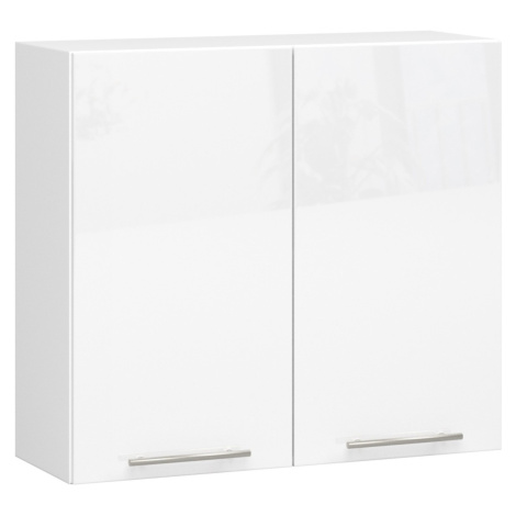 Závěsná kuchyňská skříňka Olivie W 80 cm bílá