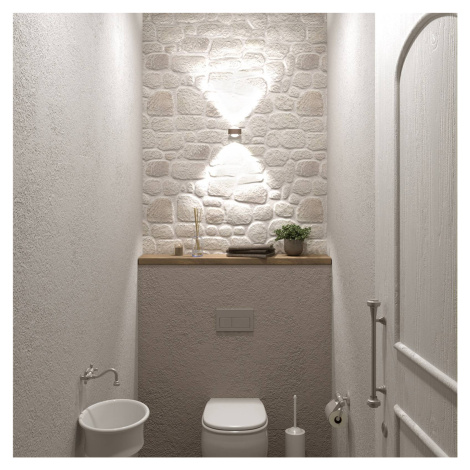 Puk Mini Wall LED 2x8W šošovky číre, matný nikel