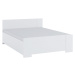 Expedo Manželská posteľ BONY + rošt, 160x200, biela + matrac 16 cm