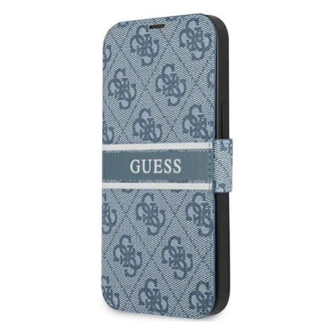 Kryt Guess GUBKP13L4GDBL iPhone 13 Pro 6,1" blue book 4G Stripe (GUBKP13L4GDBL)