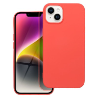 Silikónové puzdro na Apple iPhone 14 Pro Max Forcell Silicone Lite broskyňové