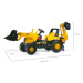 Šlapací traktor JCB s prednou aj zadnou lyžicou Rolly Toys 812004