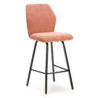 Barové stoličky v lososovoružovej farbe v súprave 4 ks 65 cm Bei - Marckeric