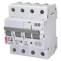 Chránič prúdový s nadprúdovou ochranou KZS-4M 3p+N AC B10/0,03 6kA (ETI)