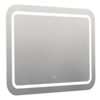 Zaoblené zrkadlo 100x70 cm s LED osvetlením, topná fólia, senzor s nastaviteľnou teplotou 2700-6