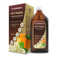BIOMEDICA HCY-Vitalist nápojový koncentrát s príchuťou pomaranča 475 ml