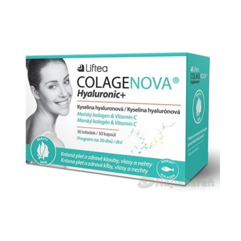 Liftea Colagenova Hyaluronic+ pre krásne vlasy, pleť a nechty s vitamínom C 30 tobolek