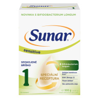 SUNAR Sensitive 1 počiatočné dojčenské mlieko 500 g