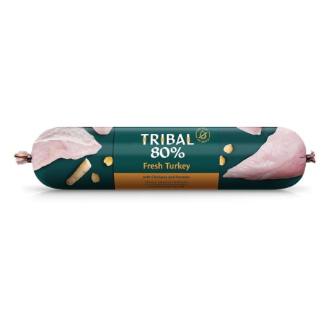 TRIBAL 80% Fresh Turkey saláma pre psov 1 ks, Hmotnosť balenia (g): 750 g