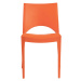 Sconto Jedálenská stolička PARIS oranžová