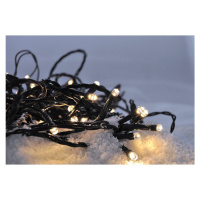 Solight LED vonkajšia vianočná reťaz, 400 LED, 20m + 5m, 8 funkcií, IP44, teplá biela