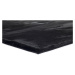 Čierny koberec Universal Fox Liso, 60 x 90 cm