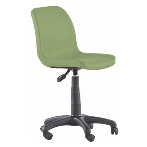 Otočná stolička na kolieskach common - zelená