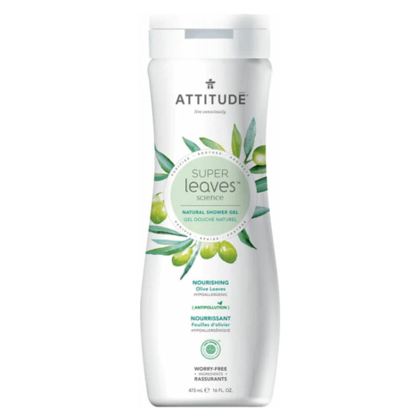 ATTITUDE Super leaves s detoxikačným účinkom olivové listy prírodné telové mydlo 473 ml