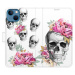 Flipové puzdro iSaprio - Crazy Skull - iPhone 13
