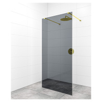 Sprchová zástena Walk-in 100 cm SAT vo farbe profilu zlatá SATBWI100KSZAVZ