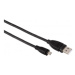 Hama 54562 micro USB 2.0 kábel typ A - micro B, 0,25 m, čierny, blister