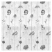 VLADILA  Gray Bunnies - tapeta