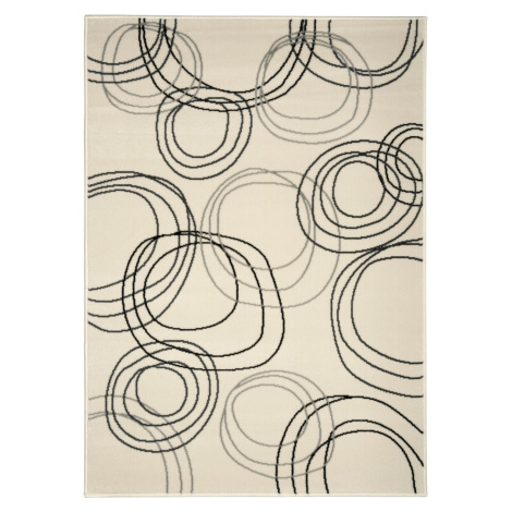 Kusový koberec Circles cream - 160x230 cm Alfa Carpets