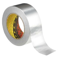 3M 1436 Hliníková lepicí páska s papírovým podkladem, tl. 0,075 mm, 50 mm x 50 m