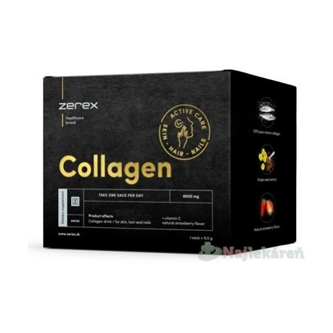 Zerex Collagen 8000 mg prášok na prípravu nápoja vo vrecúškach 15 ks