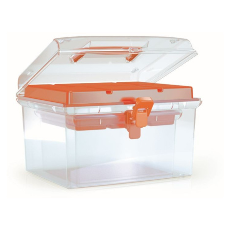 Sada organizérů 2v1 GEORG 24,5 x 21,4 x 15,8 cm oranžová Prosperplast