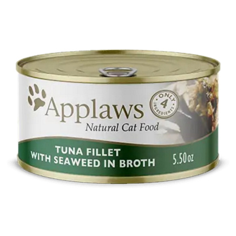 APPLAWS tuniak a morské riasy konzerva pre mačky 156 g