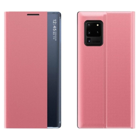 Huawei Mate 40 Pro, bočné otváracie puzdro, stojan s indikátorom hovoru v tenkom prúžku, Wooze L