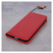 Kožené diárové puzdro na Apple iPhone 12/12 Pro Genuine Smart Pro červené