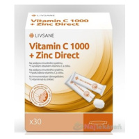 LIVSANE Vitamín C 1000 + Zinok Direct 30 ks