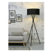 Čierna stojacia lampa (výška 175 cm) Hampton – it&#39;s about RoMi