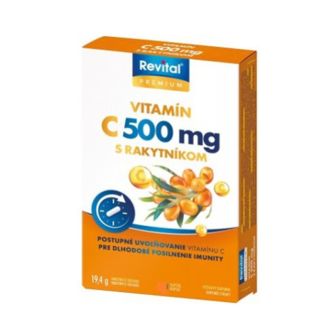 Revital PREMIUM VITAMIN C 500 mg s rakytníkom 60 cps