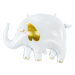 Balónik fóliový spiaci slon biely ALBI