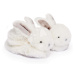 Papučky pre bábätko s hrkálkou Zajačik Lapin Bonbon Doudou et Compagnie biele v darčekovom balen
