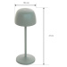 Lindby LED dobíjacia stolová lampa Arietty, zelená, sada 2 ks, hliník