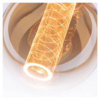 Sklenená LED žiarovka E27 4W G95 Vnútorná žiara so špirálovým vzorom
