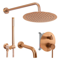 REA - Podomietková kúpeľňová sada LUNGO Copper Brush + BOX REA-P8810