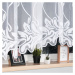Biela žakarová záclona ALINA 320x160 cm