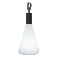 Bielo-čierna LED stolová lampa (výška 31,5 cm) Prian – Fischer & Honsel