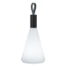 Bielo-čierna LED stolová lampa (výška 31,5 cm) Prian – Fischer &amp; Honsel