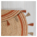 Kusový koberec Lunara Orange kruh – na ven i na doma - 150x150 (průměr) kruh cm Flair Rugs kober