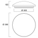 Sylvania Start Surface LED stropné svietidlo dimm Ø 36cm