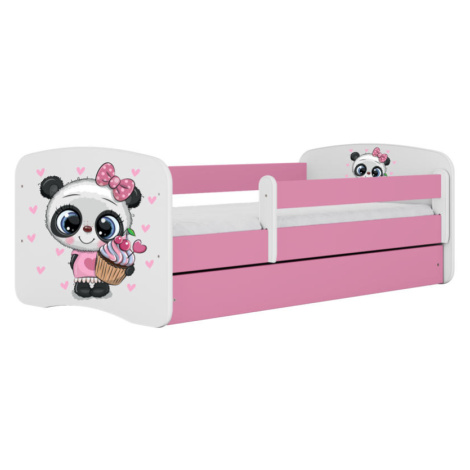 RAUMHIRSCH FURNITURE DETSKÁ POSTEĽ Panda so zásuvkou a matracom 160/80