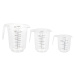 MAKRO - Odmerky umelá hmota 3ks/1000-500-250ml