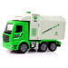 mamido  Nákladné auto smetiarske vozidlo Zelený pohyblivý kontajner Žiariace kolesá